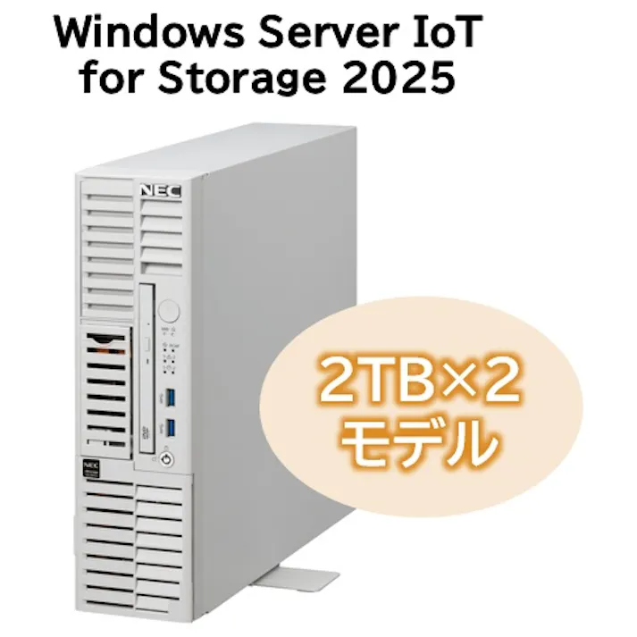 iStorage NS100Tm (Pentium Gold G7400/16GB/HDD・4TB/Windows Server IoT 2