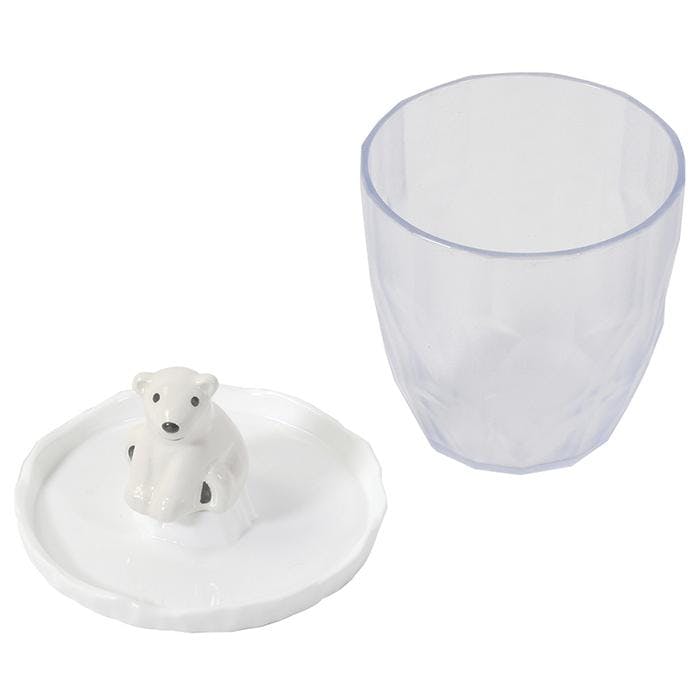 お猪口・薬味入れ しろくま ペンギン 器 プラスチック 軽い かわいい 猪口 おちょこ 薬味 皿 そば猪口 そばちょこ 蕎麦猪口 おしゃれ 深小鉢 食器 そーめん うどん ひやむぎ 涼 夏 風物詩 こども 喜ぶ 楽しい ホームパーティー 子供