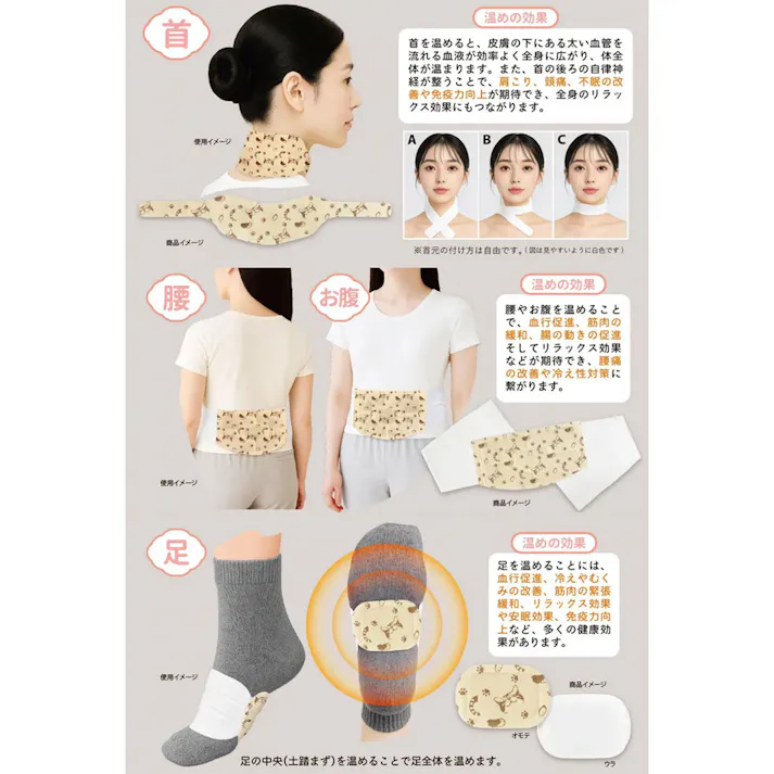 【10点まとめ買い】にゃんこの温もり リラクゼーションカイロ 使いすてタイプ 無香料 1セット × 10点 42度以上の温熱が4時間以上持続。 まるで猫が寄りそうような優しい温熱。首・腰(お腹)・足の3点セット。 【送料込み】