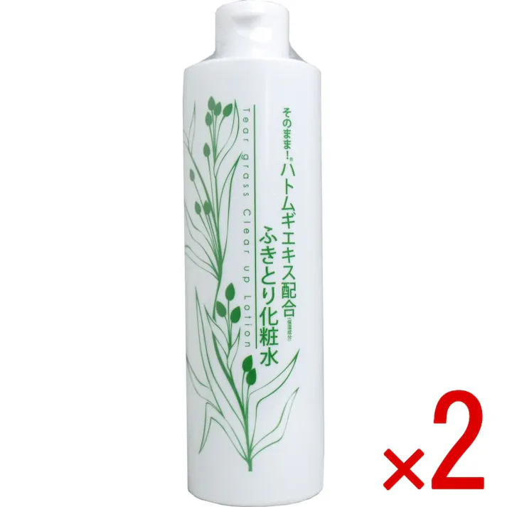 【2点まとめ買い】そのまま! ハトムギエキス配合 ふきとり化粧水 300mL × 2点 潤いを与えながら、汚れや古い角質を拭き取る化粧水♪ 整肌成分のハトムギエキス配合。 【送料込み】