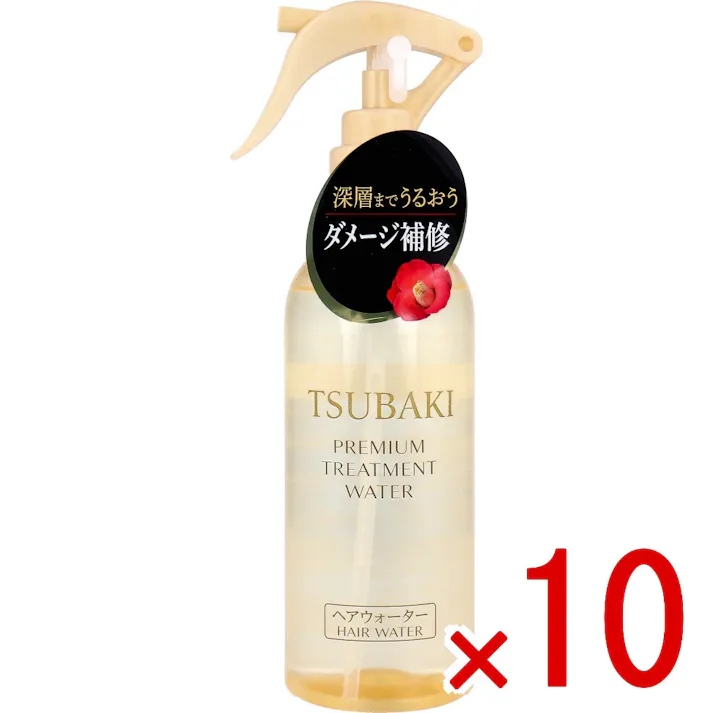 【10点まとめ買い】TSUBAKI(ツバキ) プレミアム トリートメントウォーター 210mL × 10点 深層までうるおうダメージ補修。 洗い流さないヘアトリートメント。 【送料込み】