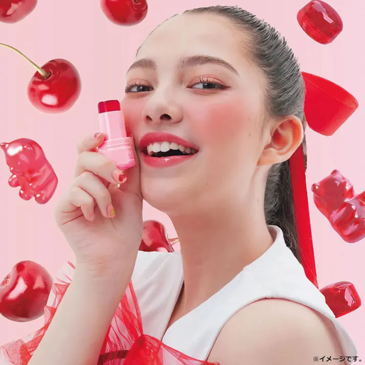 【3点まとめ買い】mamicosme(マミコスメ) グミティント チーク&リップカラー チェリーレッド 8g × 3点 じゅわっとチーク&リップ ぷるん 弾む ぷにぷにグミティント 【送料込み】