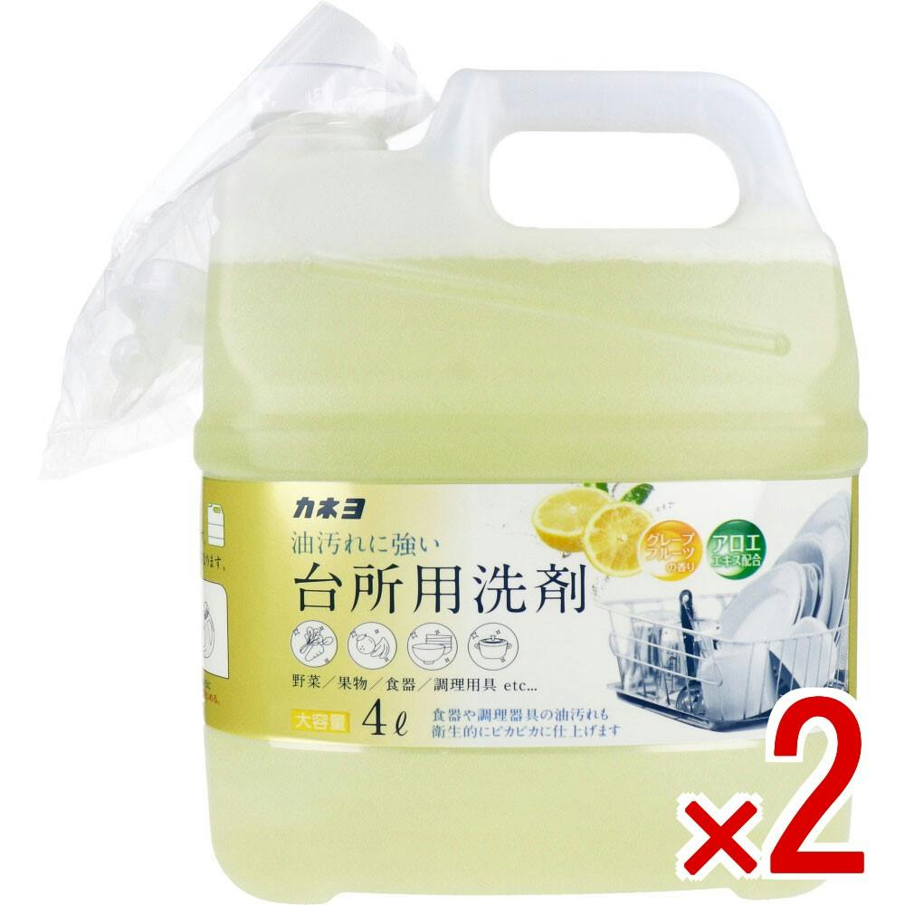 2点まとめ買い】【業務用】台所用洗剤 大容量 グレープフルーツの香り