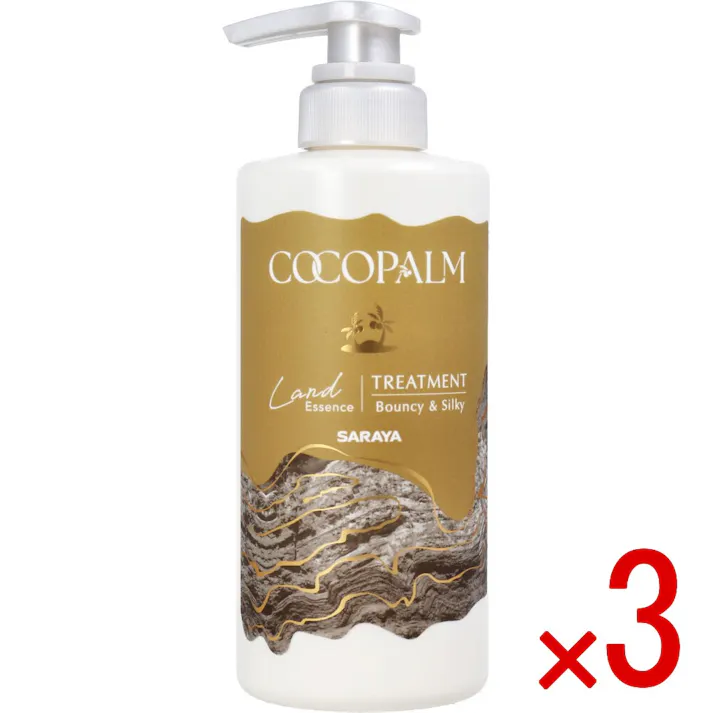 【3点まとめ買い】ココパーム ランドエッセンストリートメント 本体 450mL × 3点 あなたと大地を美しく。 大地のめぐみで地肌と髪のうるおい守り、健やかなさら髪へ。 【送料込み】
