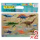 【2点まとめ買い】つなげるパズル図鑑 古生物 1セット × 2点 3つのパズルでステップアップ! 遊べる!学べる!つなげるパズル図鑑(解説書つき)。 【送料込み】