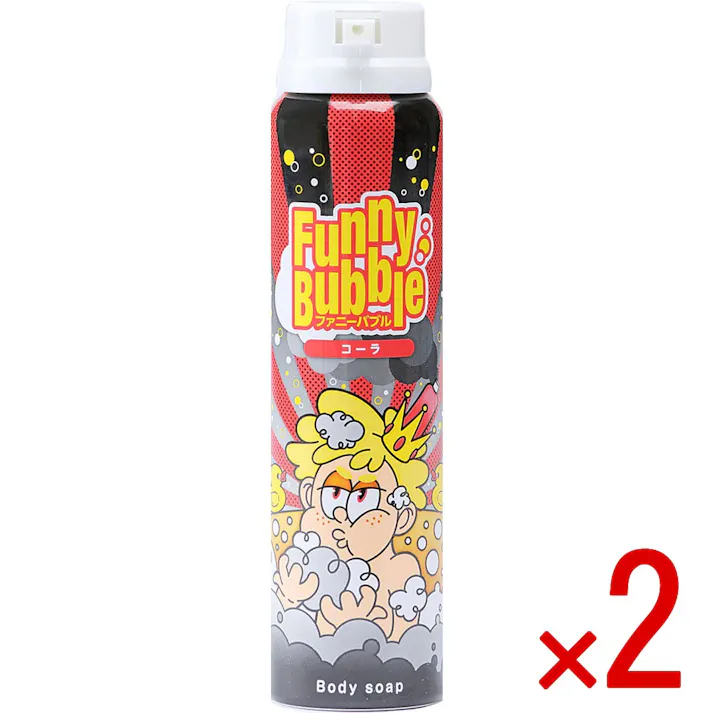 【2点まとめ買い】TENEI ファニーバブル コーラ 100g × 2点 あそんであらえるボディーソープ! しっとり保湿処方★ 【送料込み】