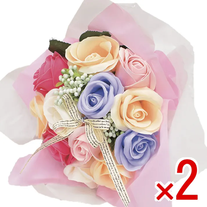 【2点まとめ買い】シャボンフラワー SBL-11 アリス × 2点 香る、かれない、せっけんのお花 生花やプリザーブドフラワーに代わる「第3のフラワーギフト」です。 【送料込み】