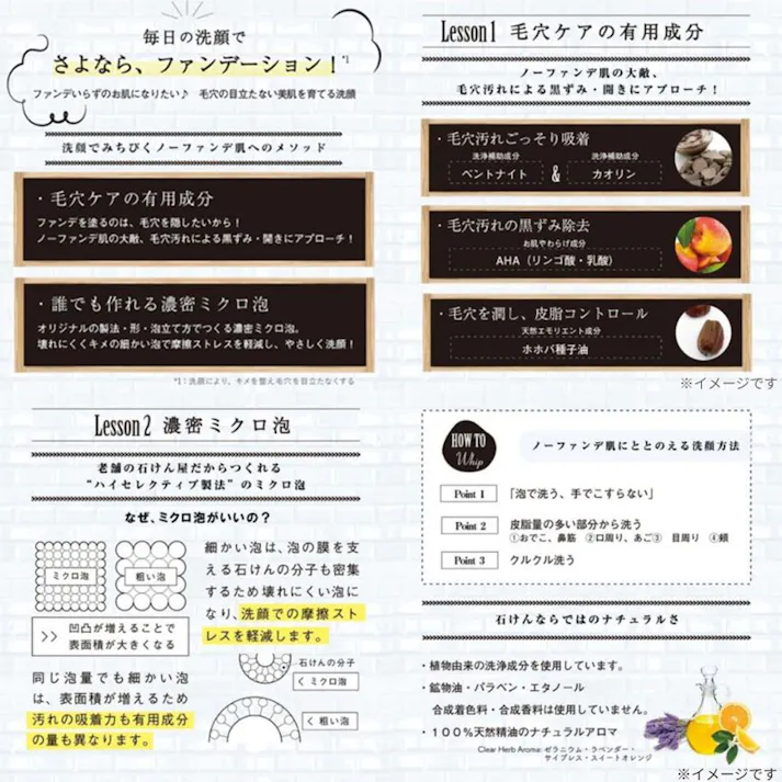 【2点まとめ買い】ノーファンデソープ 洗顔石けん 80g × 2点 ファンデいらずのお肌になりたい♪ ノーファンデ宣言。毛穴の目立たない美肌を育てる洗顔。 【送料込み】