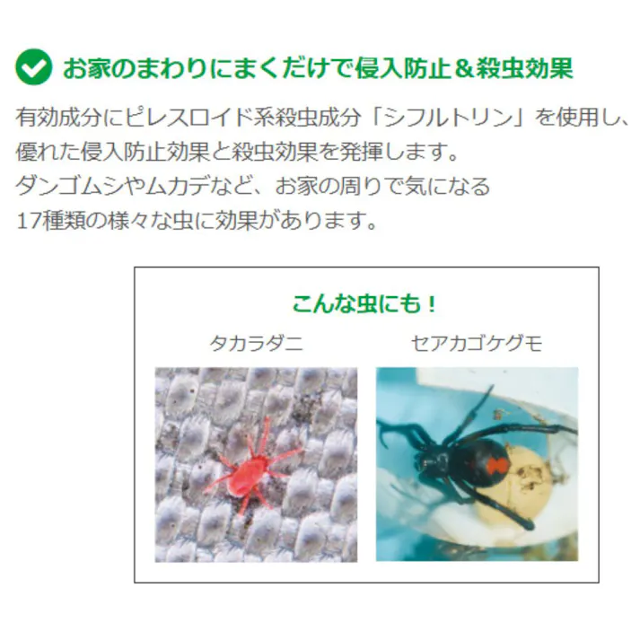 【2点まとめ買い】イヤな虫がいなくなるパウダー 550g 2本パック × 2点 お家のまわりの様々な虫対策に! 長期侵入防止&すばやい殺虫効果で家中まるごと害虫バリア! 【送料込み】