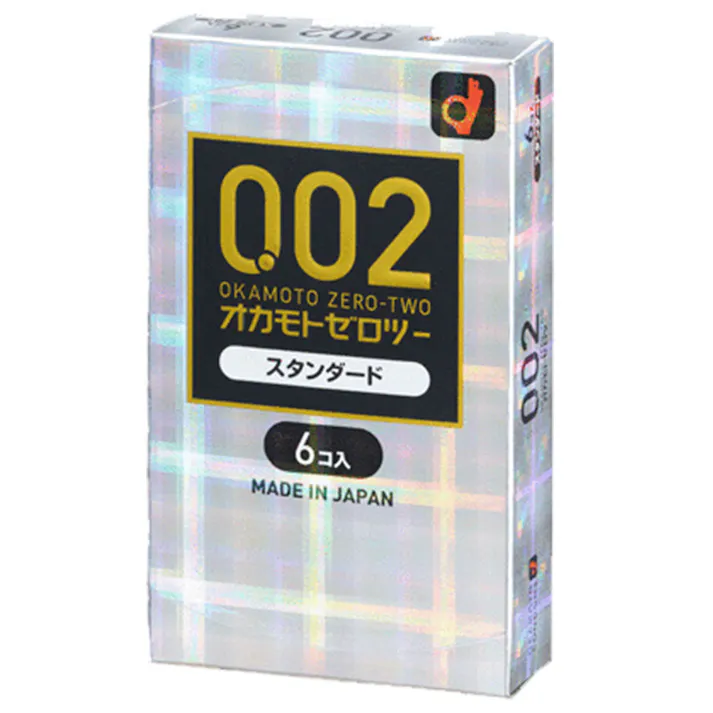 【10点まとめ買い】オカモトゼロツー 0.02 スタンダード コンドーム 6個入 × 10点 均一なうすさ0.02ミリ台 薄型 【送料込み】