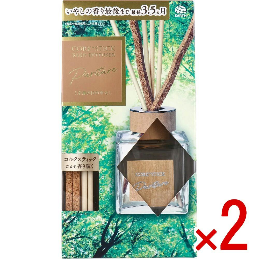 2点まとめ買い】Sukki-ri！ CORK+STICK REED DIFFUSER Puriture