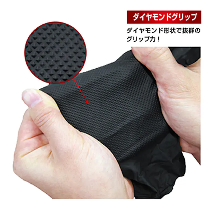 【2点まとめ買い】【業務用】エンジニア グローブ ニトリル薄手袋 粉なし 左右両用 ブラック Sサイズ 50枚入 × 2点 耐摩耗・突き刺しに強い! 【送料込み】