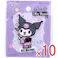 【10点まとめ買い】2way刺しゅうワッペン サンリオ 日本のお祭り クロミ おだんご 1枚入 × 10点 シール&アイロン接着 どちらでも貼れる!IRON&SEAL 【送料込み】