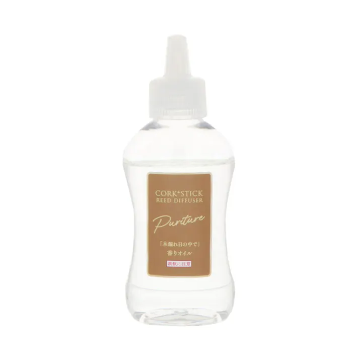 【3点まとめ買い】Sukki-ri! CORK+STICK REED DIFFUSER Puriture 木漏れ日の中で 100mL × 3点 いやしの香り最後まで最長3.5カ月 樹脂製スティックと最後までしっかり香りを広げるコルクスティックを採用。 【送料込み】