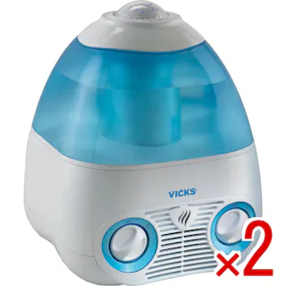 【2点まとめ買い】ヴィックス気化式加湿器 V3700 × 2点 星のプロジェクター付き気化式加湿器! 安心のブランド「ヴィックス」の気化式加湿器です! 【送料込み】