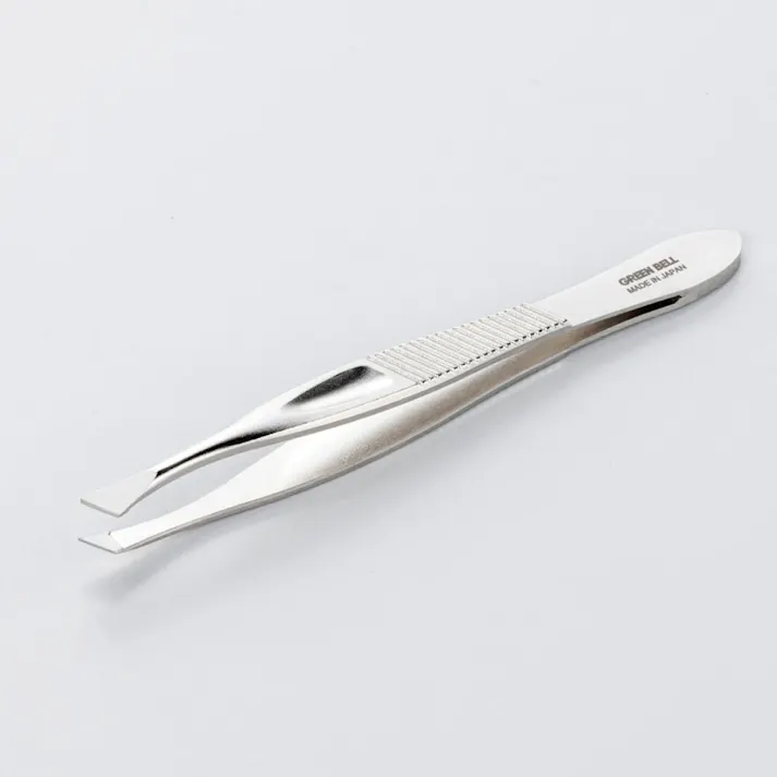 【2点まとめ買い】しっかりつかんで離さない毛抜き 先斜めタイプ SJ-T250 × 2点 しっかりつかんで離さない。 精密な先合わせで、狙った毛を離さず抜ける。 【送料込み】