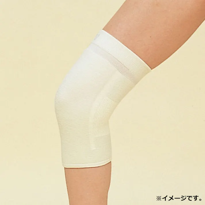 【10点まとめ買い】のびのび ゆったり フットケアサポーター ひざ用 フリーサイズ × 10点 筋肉、関節の痛みに”遠赤外線繊維使用”のサポーター 驚くほどのびて、ゆったりと包み込み、しかもズレない特許編みサポーター 【送料込み】