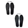 【2点まとめ買い】Silica Comfort ムレ&足臭対策インソール ブラック 22.5~23.0cm(SS) × 2点 脱いだ瞬間!イヤな臭いを防ぐ! 吸湿・ムレ防止&脱臭・ニオイ防止。靴内湿度30%ダウン、超スピード消臭・1分で95%減少。 【送料込み】