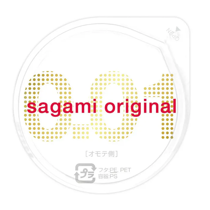 【2点まとめ買い】サガミオリジナル 001 コンドーム 5個入 × 2点 0.01ミリ ゴムじゃないコンドーム 【送料込み】