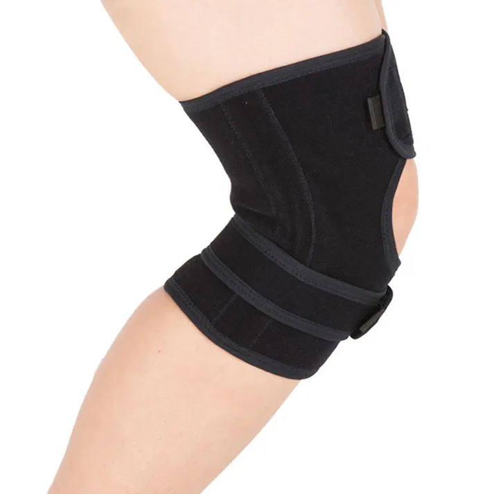 【3点まとめ買い】ニーレスキューオープン ひざ用サポーター ブラック Mサイズ × 3点 膝の不安定感をサポート! フルオープンホールドタイプなので、簡単に取り付け、取り外しが可能。 【送料込み】
