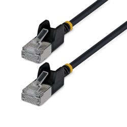 LANケーブル Cat.6A 117m カテゴリ6A(CAT6A)LANケーブル/超極細/2m/ブラック/FTP | パソコン
