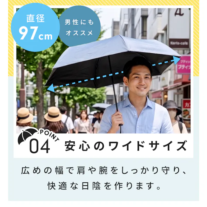 日傘 晴雨兼用 折りたたみ傘 53cm 軽量 UVカット99%以上 UPF50+ 6本骨 遮光 紫外線対策 日焼け対策 携帯用 通勤 通学 レジャー 無地