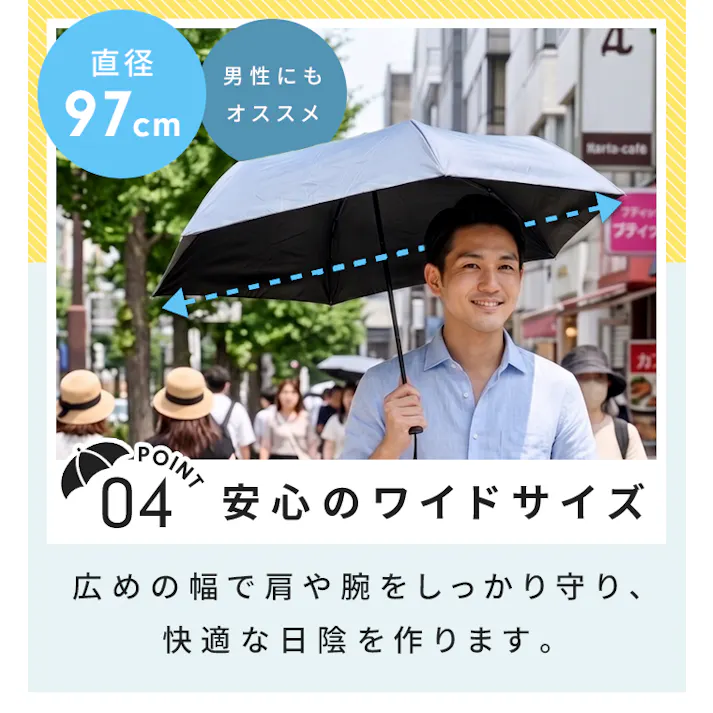 日傘 晴雨兼用 折りたたみ傘 53cm 軽量 UVカット99%以上 UPF50+ 6本骨 遮光 紫外線対策 日焼け対策 携帯用 通勤 通学 レジャー 無地