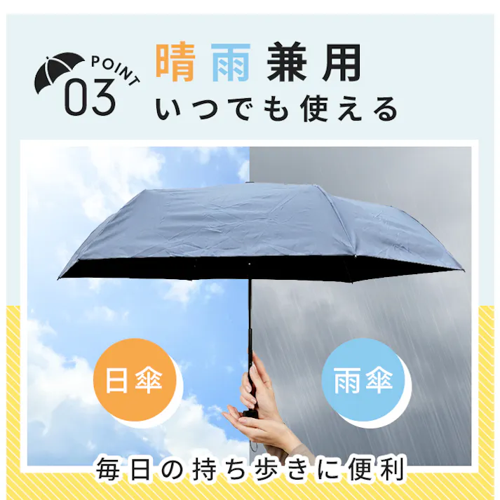 日傘 晴雨兼用 折りたたみ傘 53cm 軽量 UVカット99%以上 UPF50+ 6本骨 遮光 紫外線対策 日焼け対策 携帯用 通勤 通学 レジャー 無地