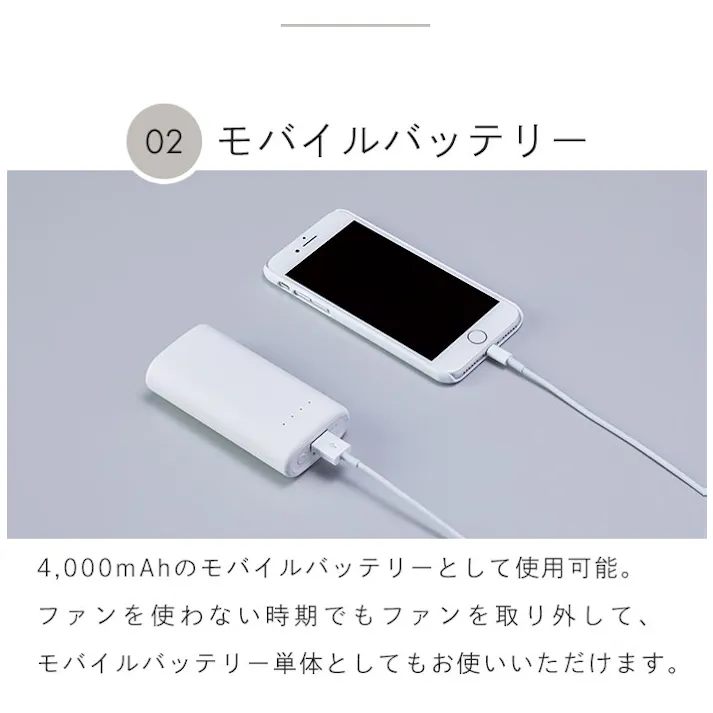 ハンディファン 首掛け 小型扇風機 携帯扇風機 首掛け扇風機 ネックファン モバイルバッテリー 4000mAh 大容量 ネッククーラー ネックファン 手持ち扇風機 ハンディファン クリップ式 熱中症対策 ミニ扇風機