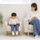 お子さまが安心して使える落ち着いた色で、リビングや子ども部屋に合わせやすいキッズソファ
