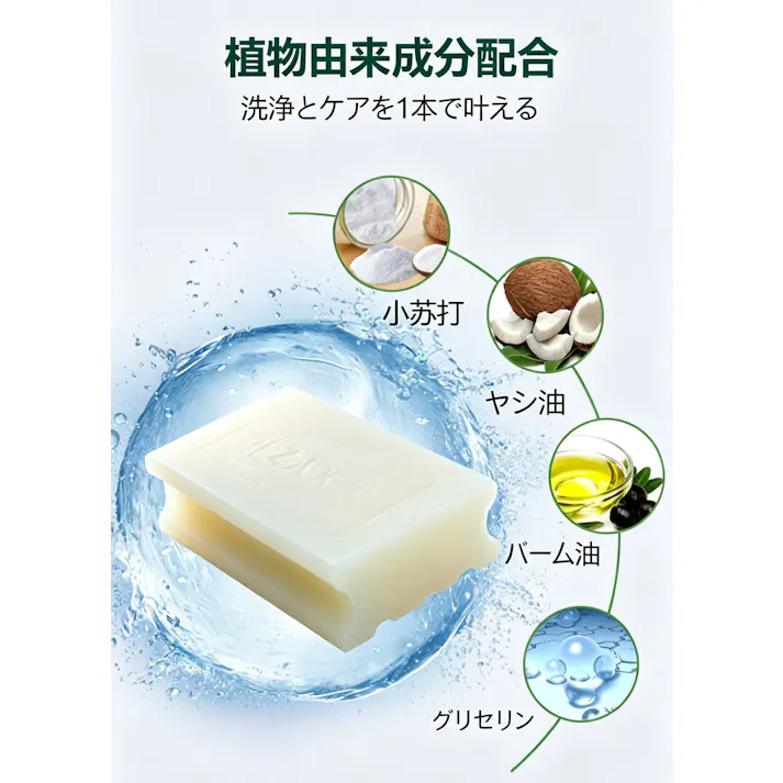 硫黄石鹸、アロエ石鹸、重曹洗濯石鹸、固形石鹸、洗顔石鹸、ボディソープ、洗濯用石鹸、多目的石鹸、全身洗浄、皮脂ケア(5個)