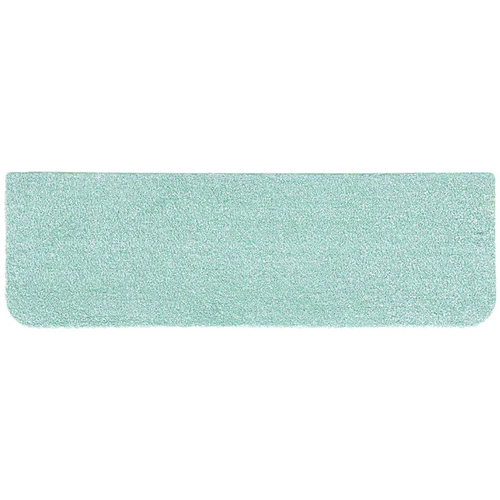 【4枚入】 70×22cm ペット おすすめ ラグタス 階段マット ワイド すべり止め 付き 洗える 子犬 子猫 老犬 シニア (ミントブルー)肉球刺繍なし
