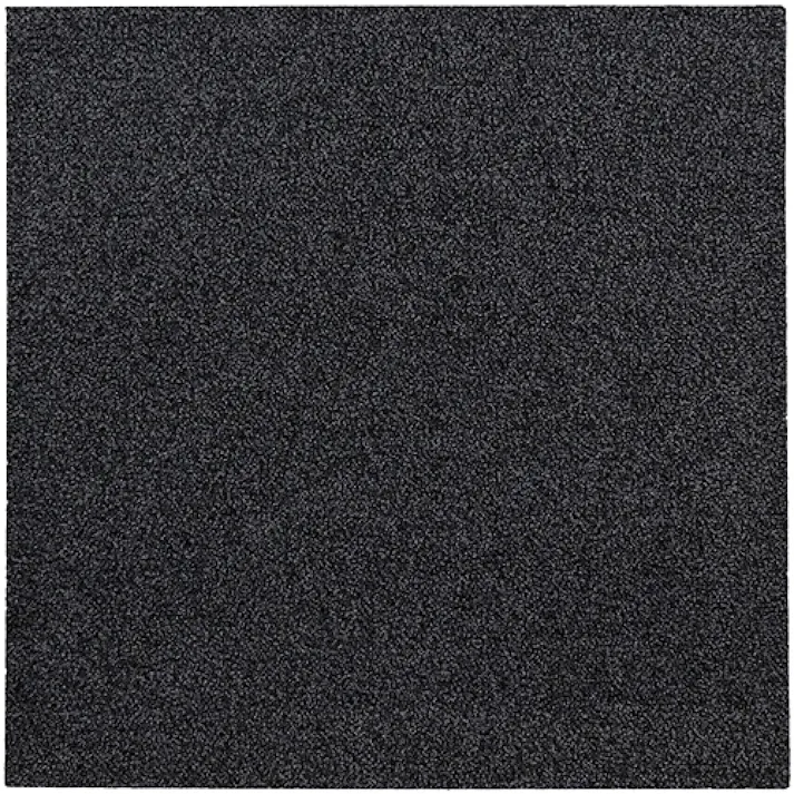 【4枚入】 50×50cm ペット おすすめ ラグタス タイルラグ スクエア すべり止め 付き 洗える タイルカーペット 50cm角 正方形 子犬 子猫 老犬 シニア (ブラック)