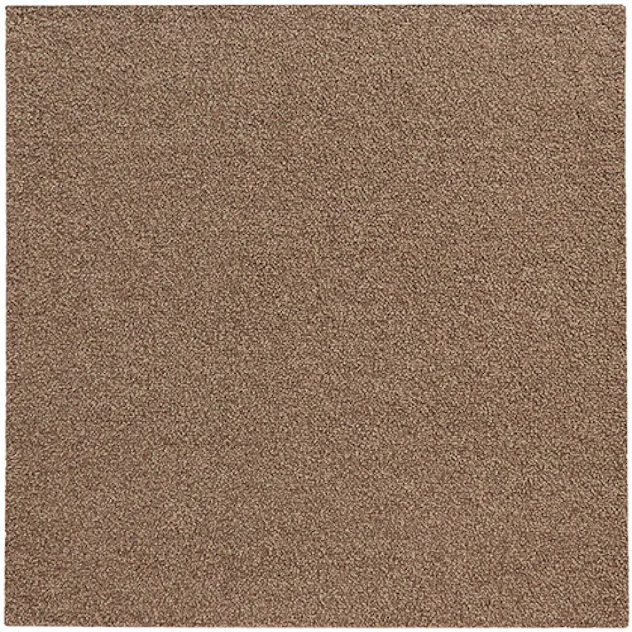 【4枚入】 50×50cm ペット おすすめ ラグタス タイルラグ スクエア すべり止め 付き 洗える タイルカーペット 50cm角 正方形 子犬 子猫 老犬 シニア (ブラウン)
