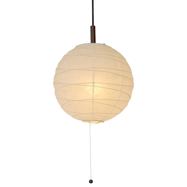 【日本製美濃和紙 照明】和風照明1灯ペンダントライト PN1-30 cross 電球別売【柄:美濃紙】 シンプルで使いやすいスタンダードな丸い提灯ペンダント 30cm スモールサイズ 白熱球・電球型蛍光灯・LED電球が使用可能 取り付けもワンタッチで簡単 【送料込み】#saiko