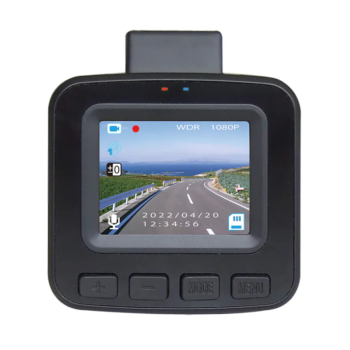 【超小型・軽量】200万画素 前方1カメラ ドライブレコーダー NX-DR10 (1.5型液晶モニター搭載) 32GB microSDHCカード同梱 NXDR10 FRC frc エフアールシー