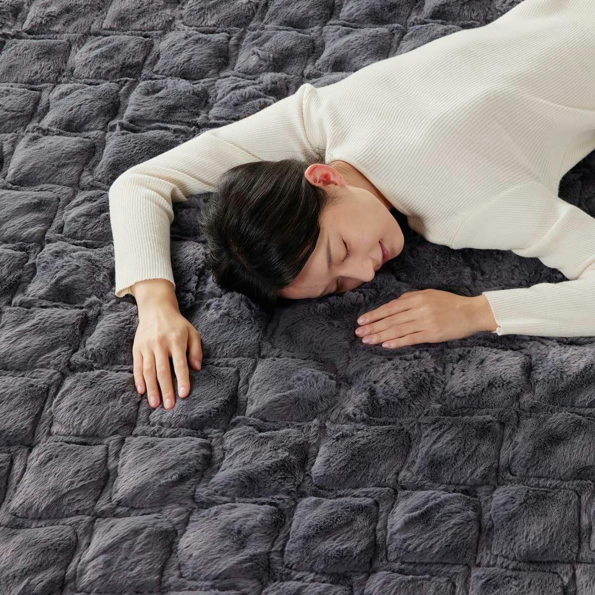 快眠タイムズ エアロゲル敷きパッド ワイドキング グレー | 布団・枕
