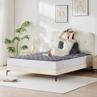 快眠タイムズ エアロゲル敷きパッド セミシングルショート グレー