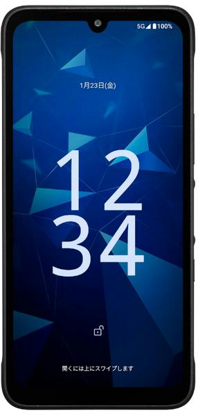 法人向け5Gスマートフォン DIGNO SX5 ブラック(MediaTek Dimensity