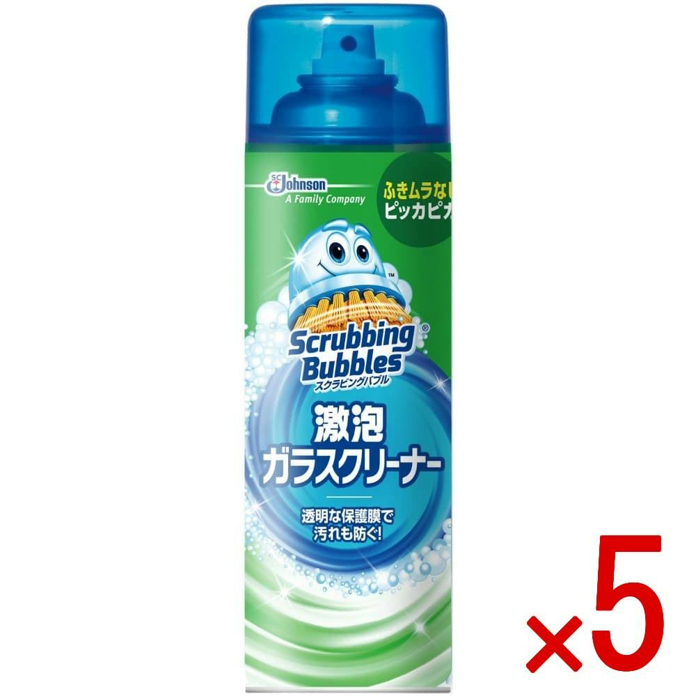 5点まとめ買い】スクラビングバブル激泡ガラスクリーナー480ML × 5点