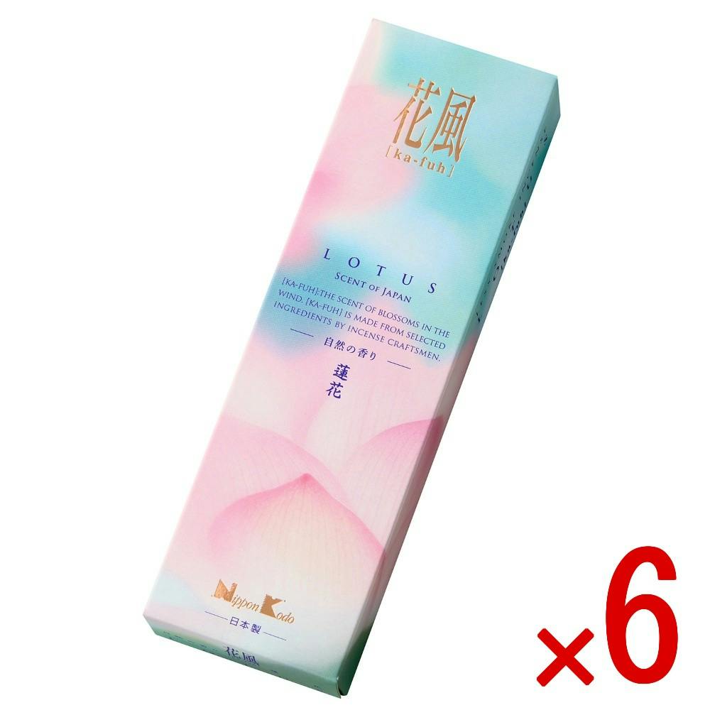 6点まとめ買い】花風 蓮花 小バラ詰 × 6点 日本香堂 蓮の花の清楚で