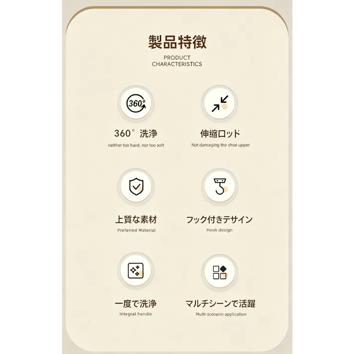 伸縮式コップブラシ ブレンダー掃除ブラシ 多機能コップ洗いブラシ L 型ヘッド キッチン清掃ブラシ