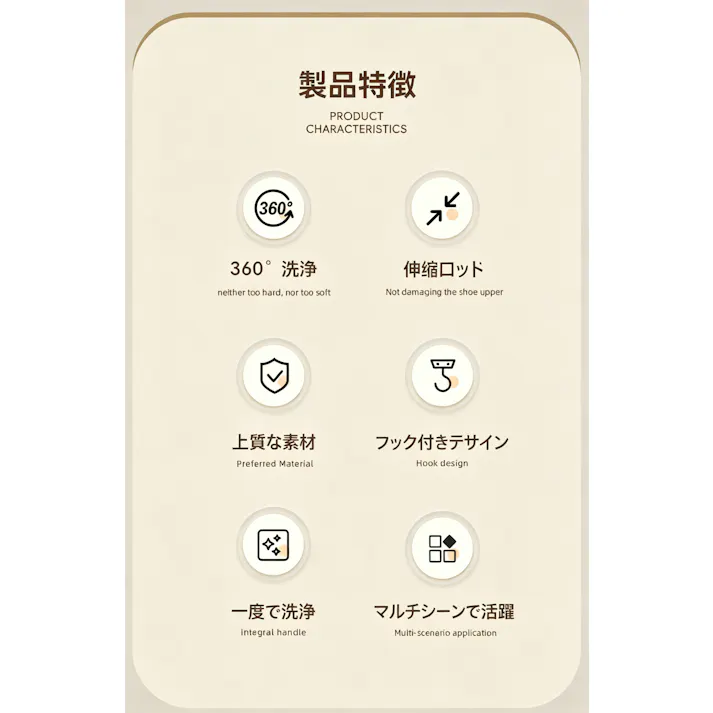 伸縮式コップブラシ ブレンダー掃除ブラシ 多機能コップ洗いブラシ L 型ヘッド キッチン清掃ブラシ
