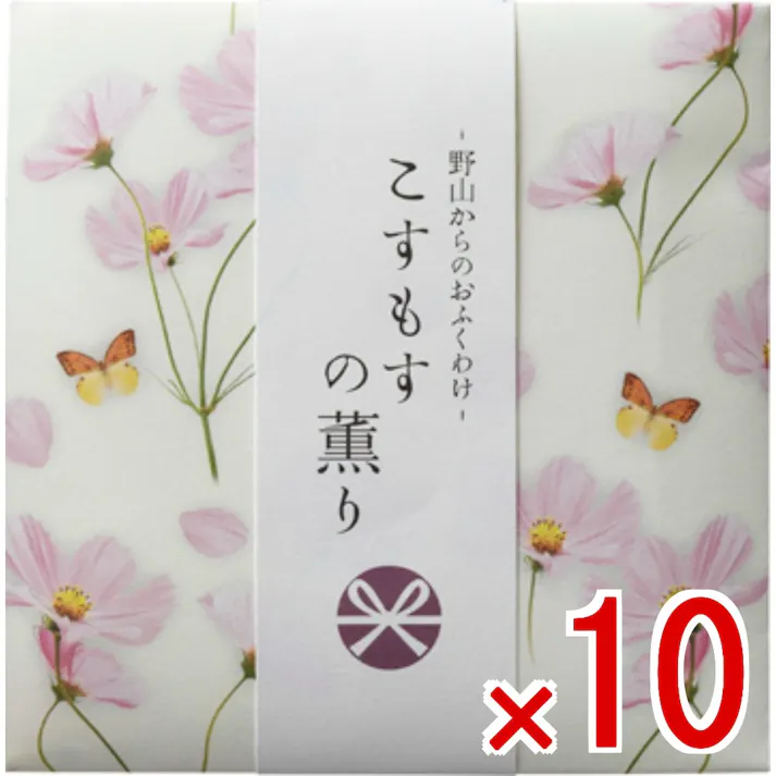 【10点まとめ買い】野山からのおふくわけ こすもすの薫り スティック12本入 × 10点 日本香堂 優しくさわやかなこすもすの香り 晴れわたる秋空のもと 咲きゆれる 優しくさわやかな こすもすの香りです 【送料込み】