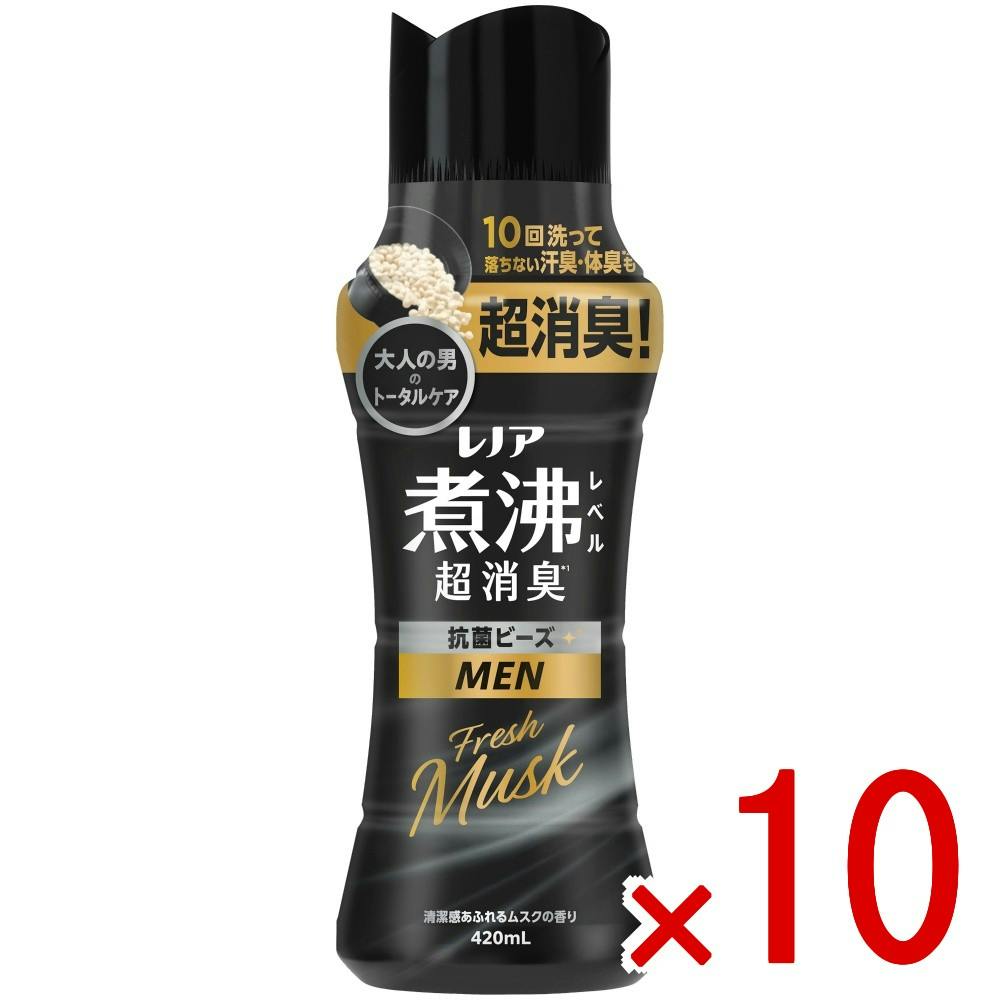 10点まとめ買い】レノア煮沸レベル消臭抗菌ビーズMEN清潔感あふれる