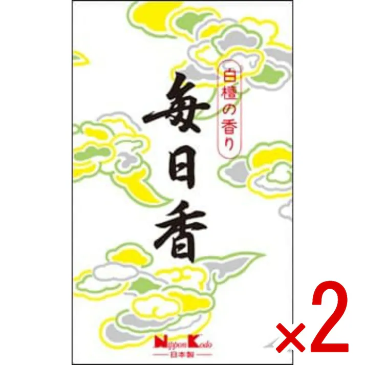 【2点まとめ買い】毎日香短中把5入 × 2点 日本香堂 毎日香 短中把5入 毎日香短中把5入 【送料込み】