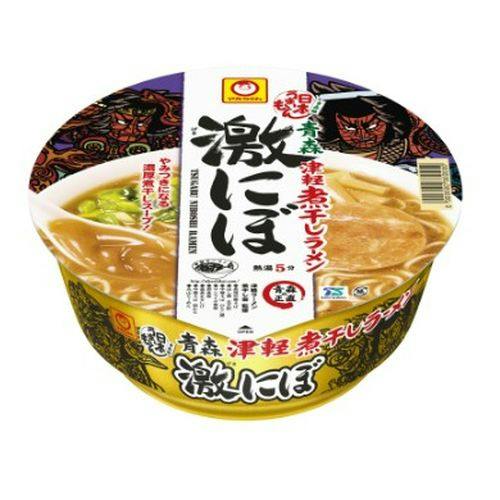 マルちゃん 日本うまいもん 青森津軽煮干しラーメン 激にぼ ×12個
