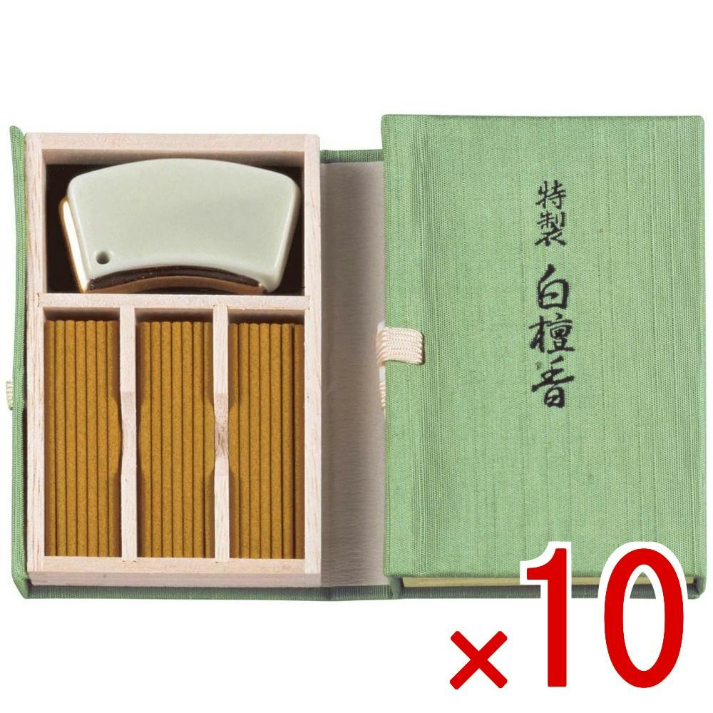 ★特選お買い得★天然植物香料♡白檀使用【2筒140本☆除障香『高級檀香』】❤️ 10点まとめ買い】特製白檀香 スティック60本入 × 10点 日本香堂 【送料