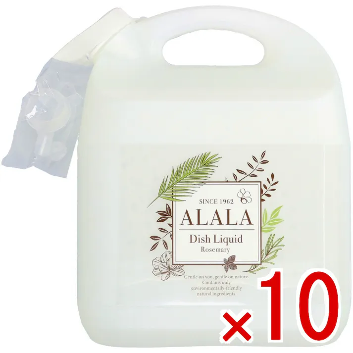 【10点まとめ買い】アララ キッチンハーブ 4kg × 10点 岩谷産業 100%天然植物油由来の洗浄成分で環境にも肌にも配慮した製品です 【送料込み】