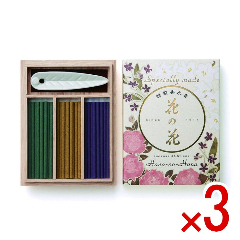 3点まとめ買い】特製 花の花 3種入 スティック30本入 × 3点 日本香堂